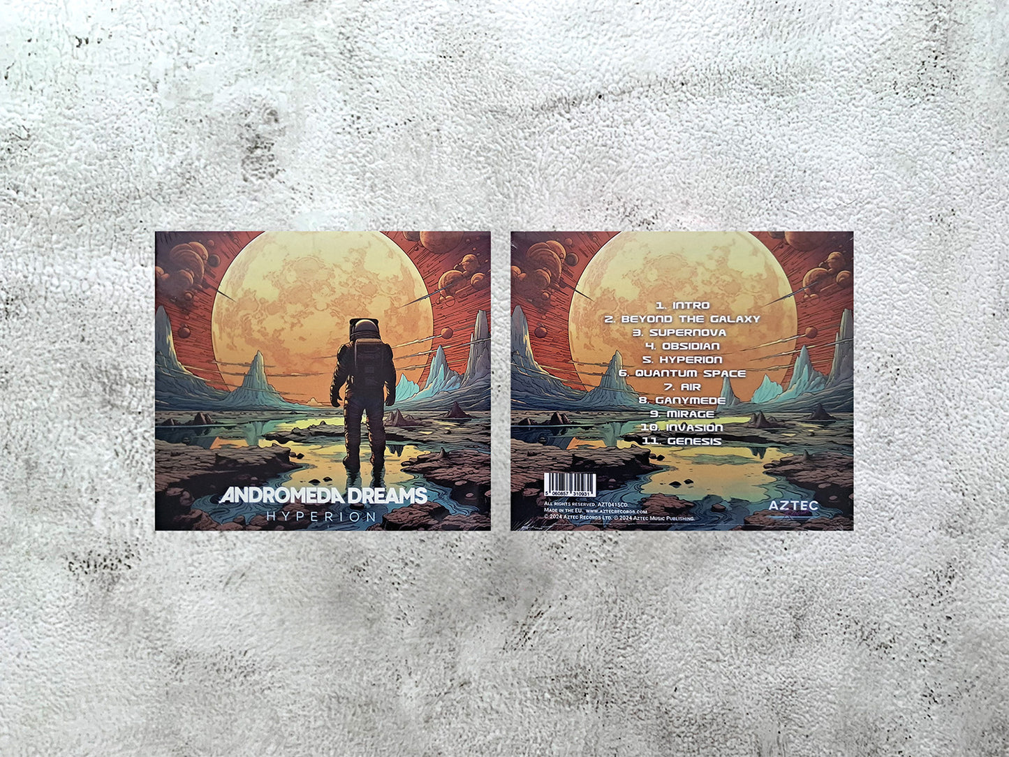 Hyperion CD - front and back