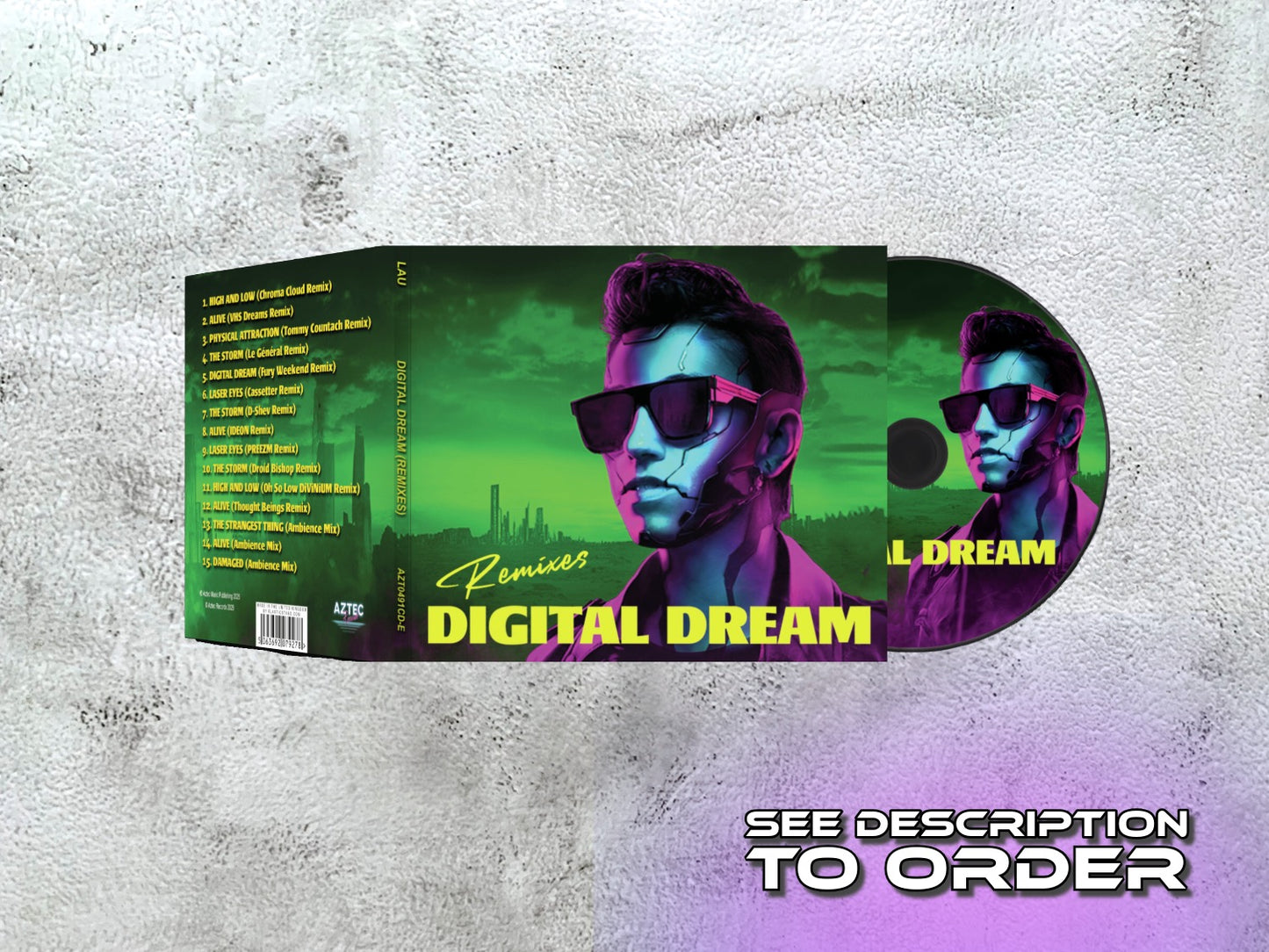 LAU - Digital Dream (Remixes) - CD-R (made-to-order, see description)
