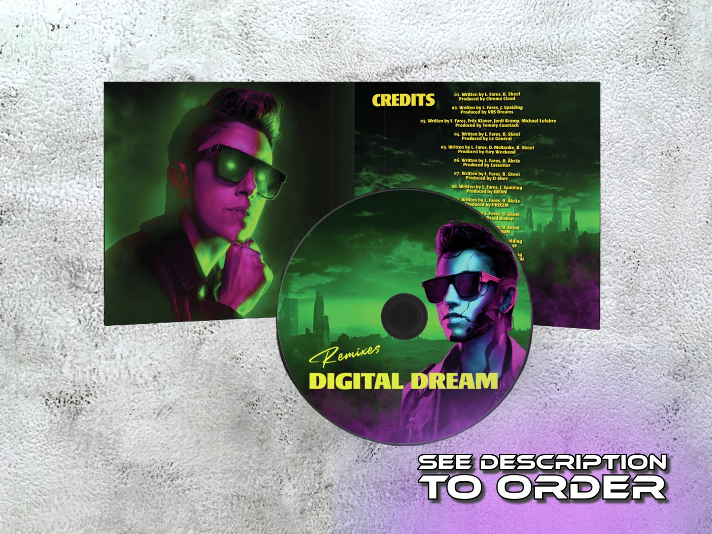 LAU - Digital Dream (Remixes) - CD-R (made-to-order, see description)