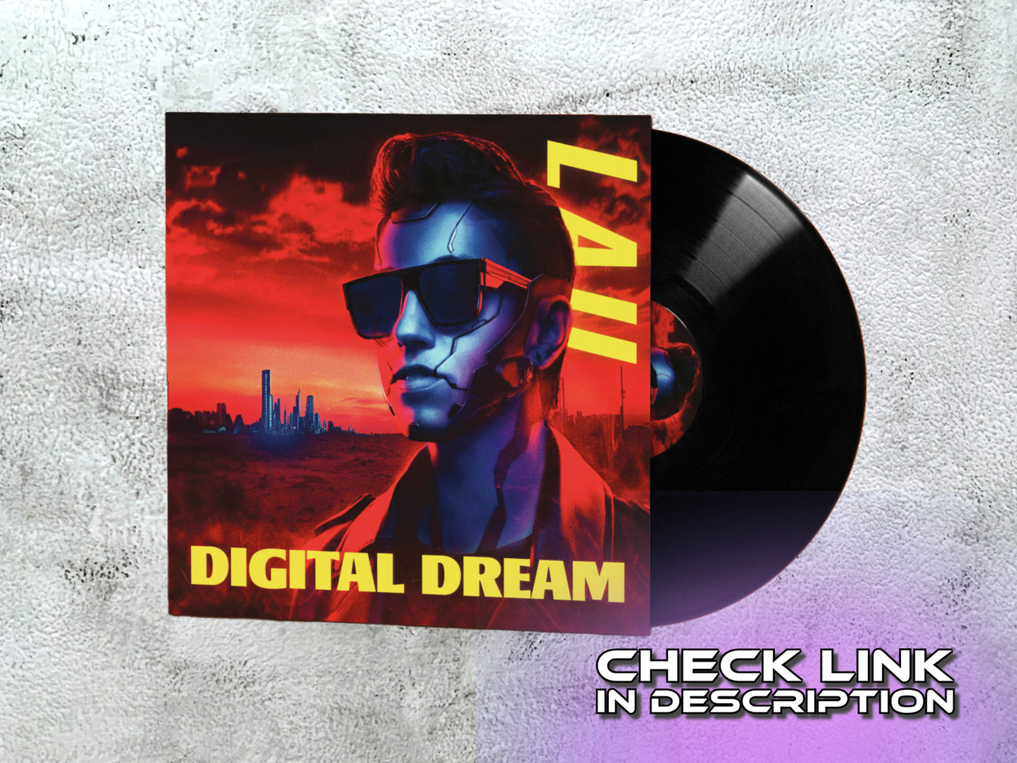 LAU - Digital Dream - 12" BLACK VINYL (made-to-order, see description)
