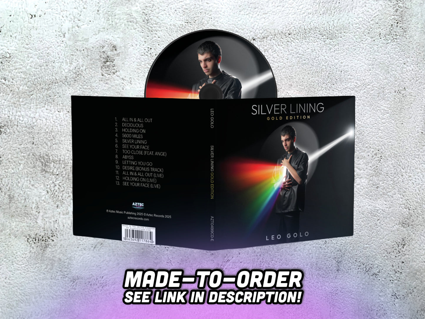 LEO GOLO - Silver Lining (Gold Edition) - CD-R (made-to-order, see description)