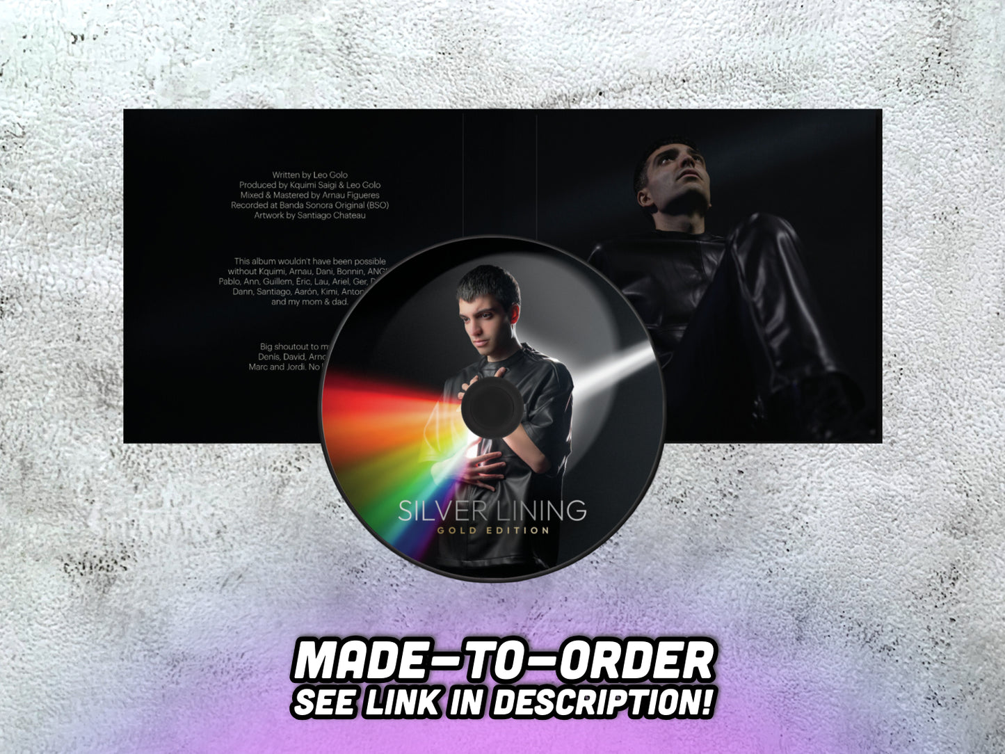 LEO GOLO - Silver Lining (Gold Edition) - CD-R (made-to-order, see description)
