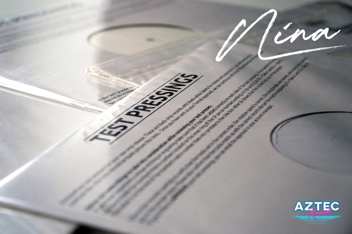 NINA - Sleepwalking - Original TEST PRESSING 12" LP Black Vinyl (Limited Edition)