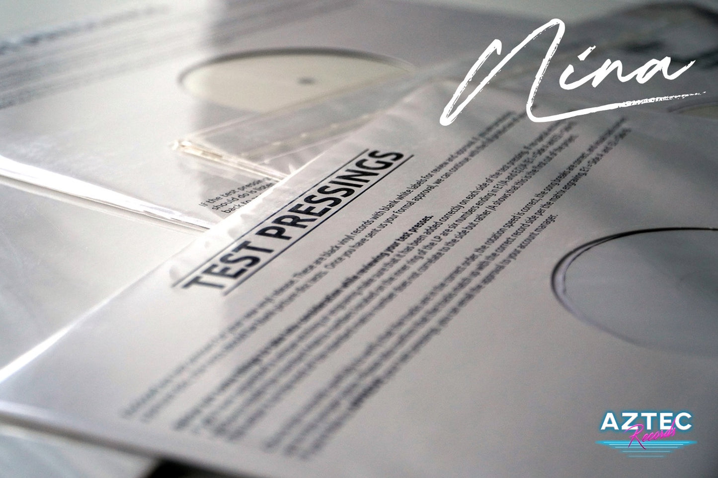 NINA - Sleepwalking - Original TEST PRESSING 12" LP (Black Vinyl - Limited Edition Collector's Item)