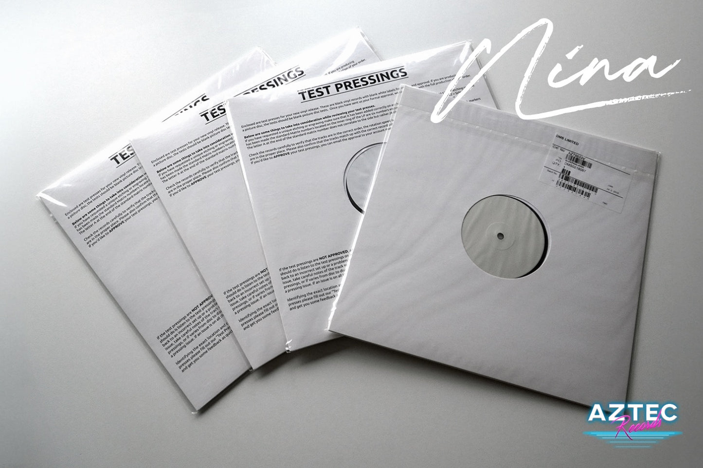 NINA - Sleepwalking - Original TEST PRESSING 12" LP Black Vinyl (Limited Edition Collector's Item)