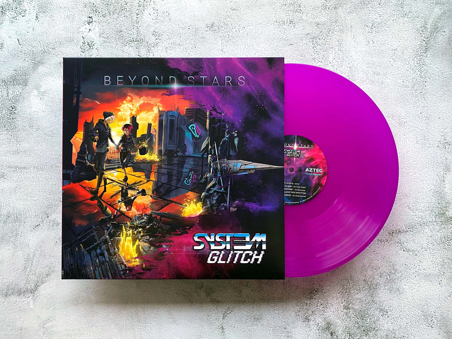 SYST3M GLITCH - Beyond Stars - 12" Heavy Duty PURPLE VINYL