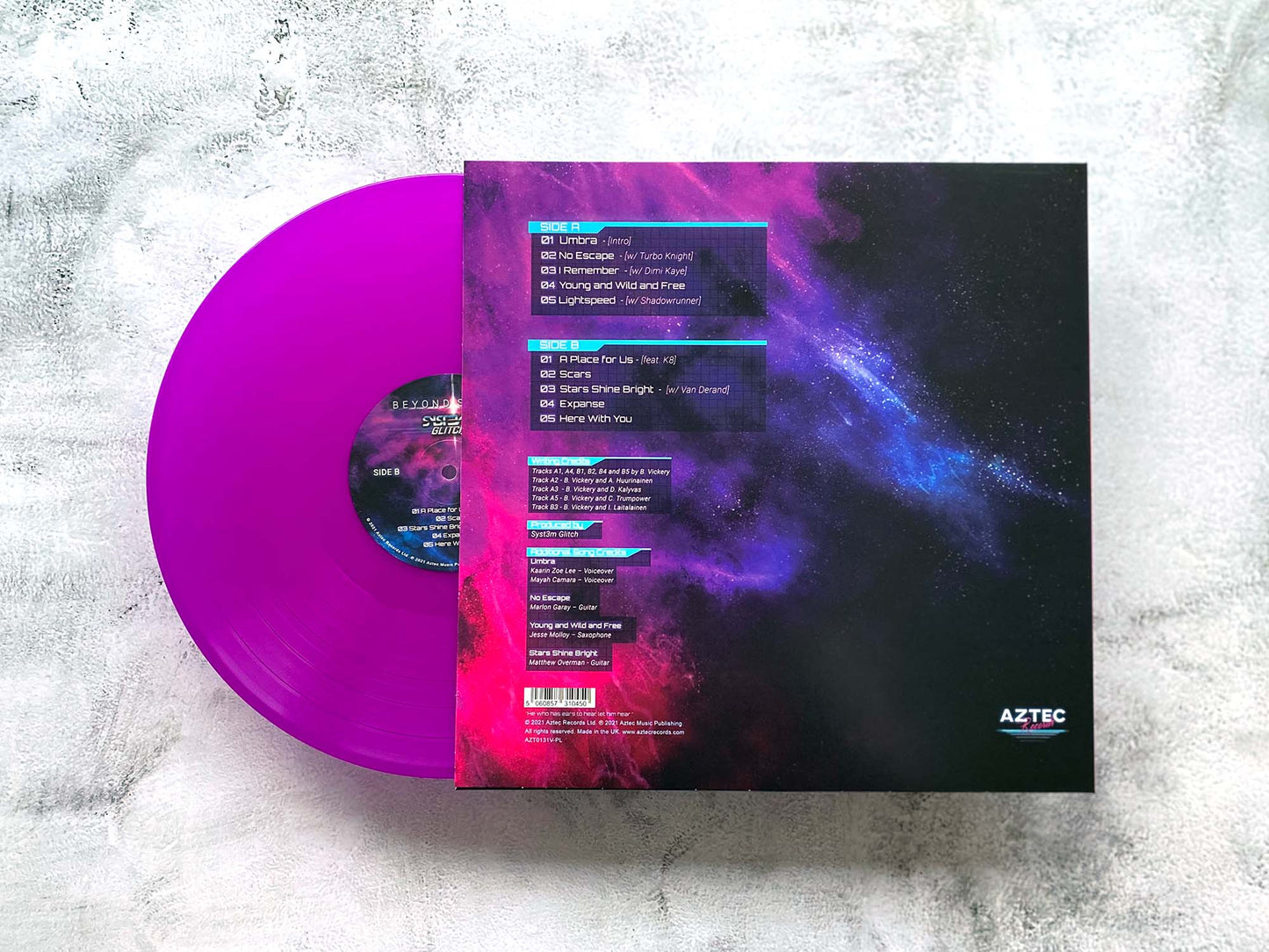 SYST3M GLITCH - Beyond Stars - 12" Heavy Duty PURPLE VINYL