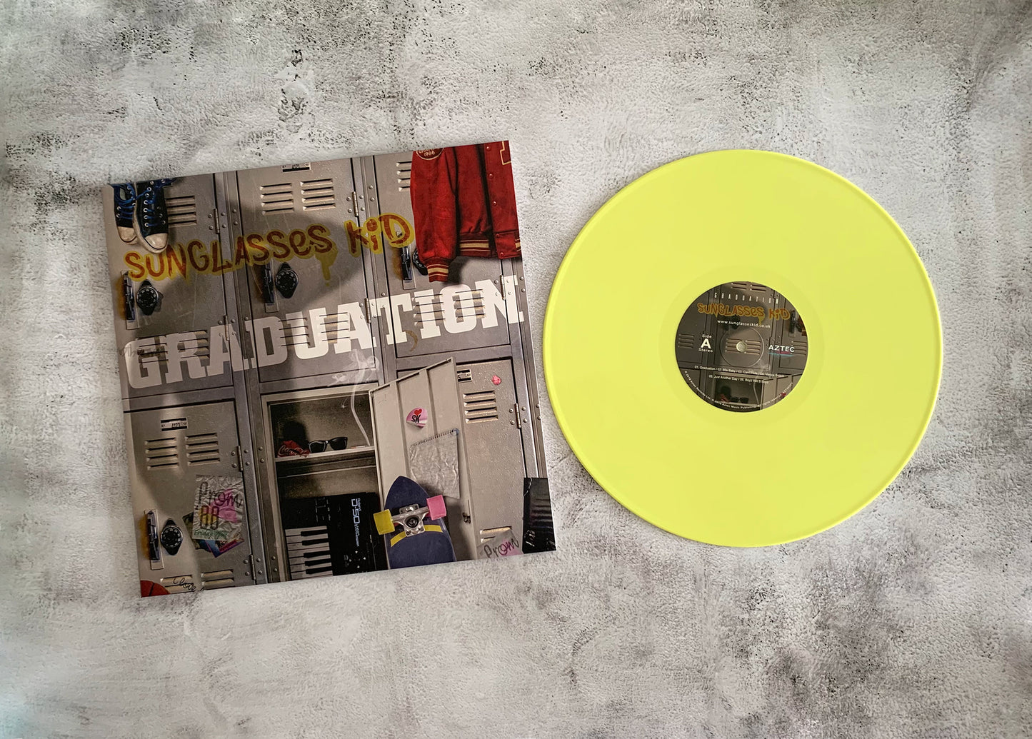 SUNGLASSES KID - Graduation - 12" Heavy Duty 180gr YELLOW VINYL