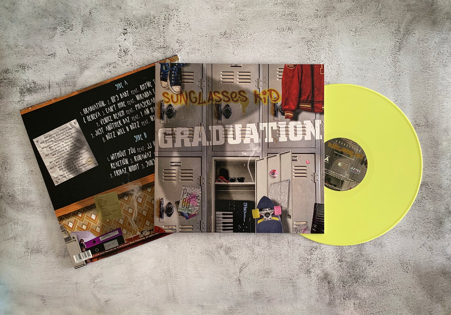 SUNGLASSES KID - Graduation - 12" Heavy Duty 180gr YELLOW VINYL