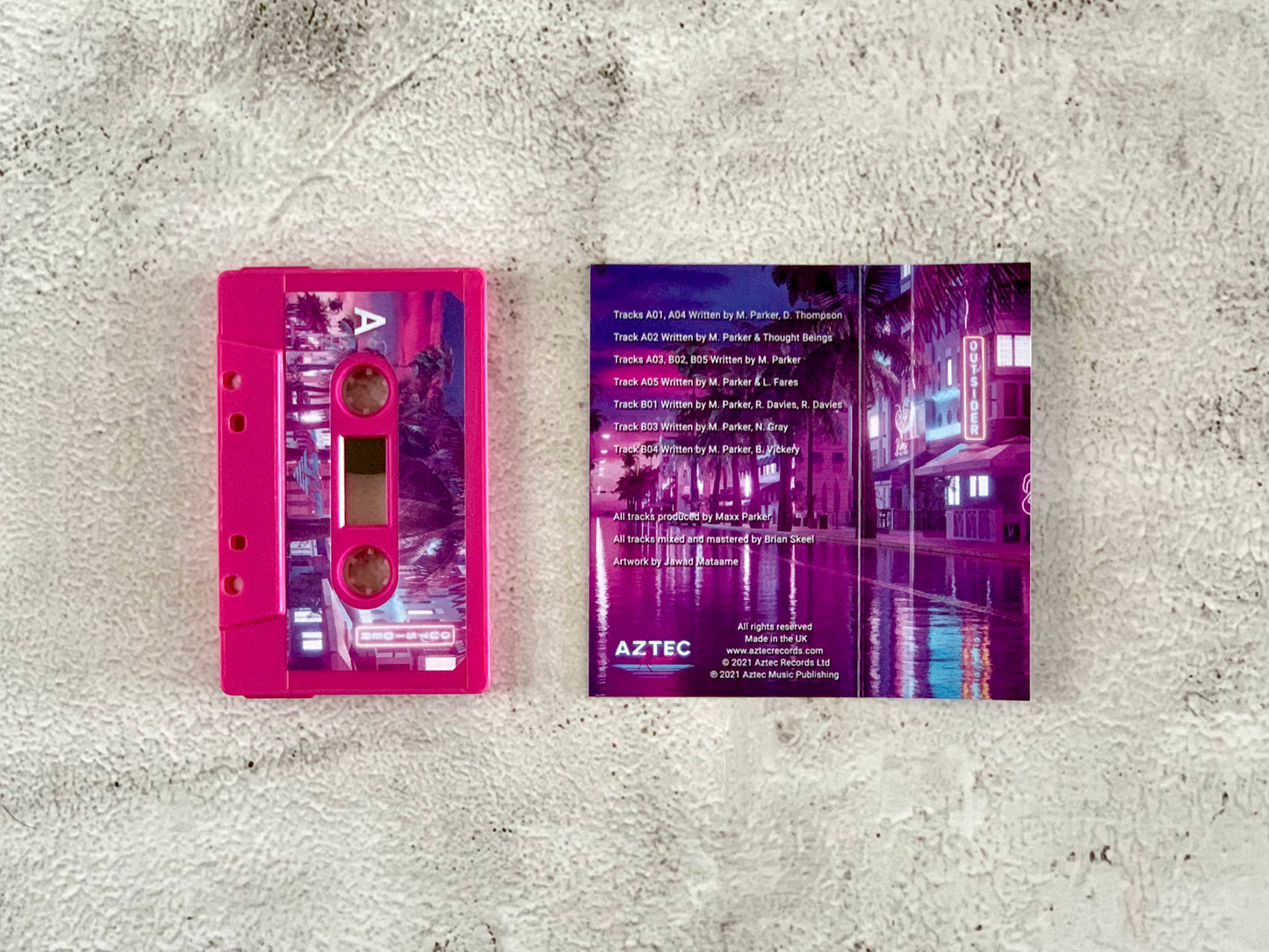 MAXX PARKER - Outsider - HOT PINK Cassette