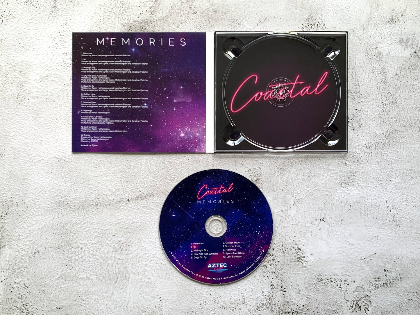 COASTAL - Memories - CD-R (Reissue!) PRE-ORDER