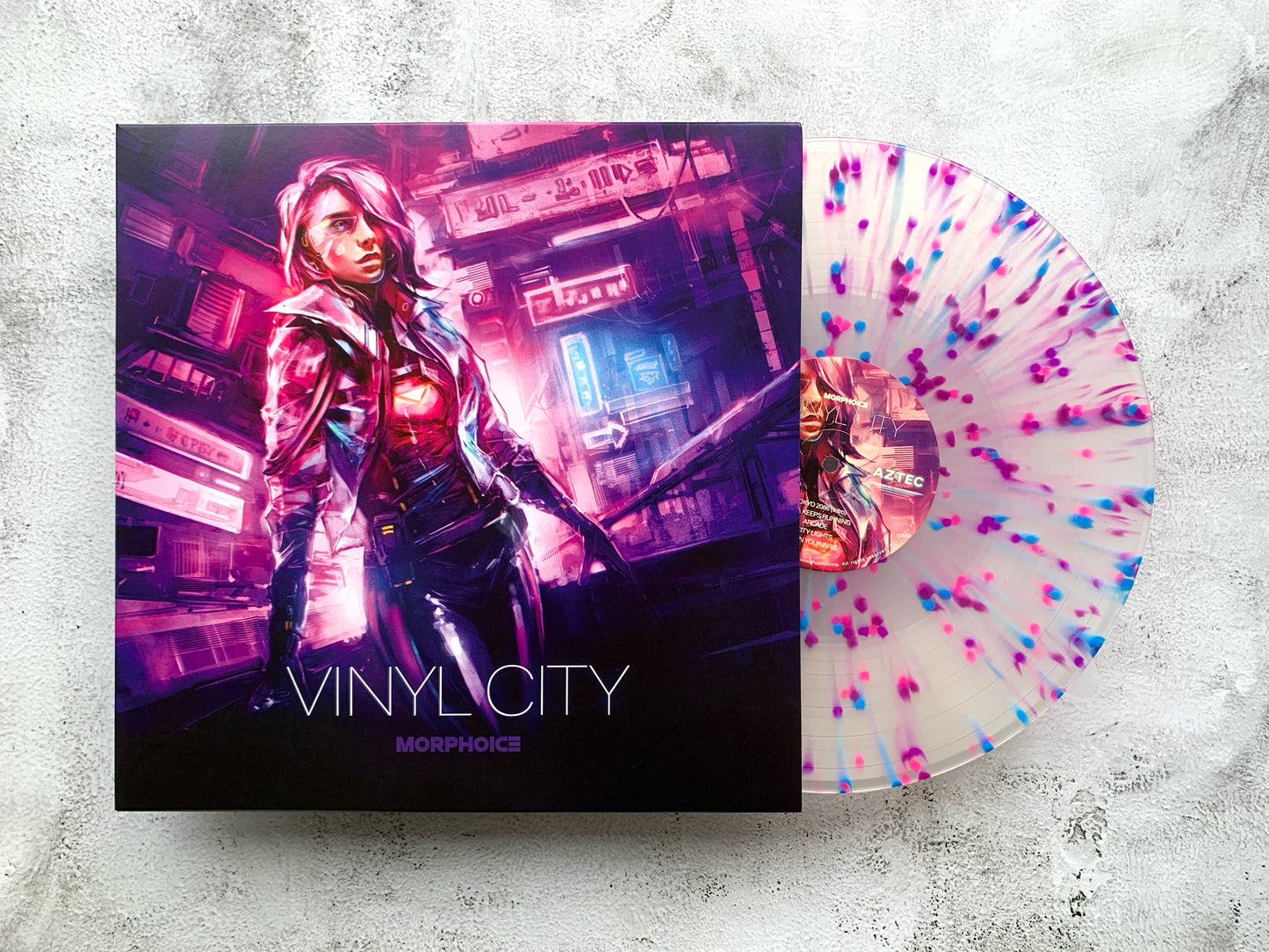 MORPHOICE - Vinyl City - 12" Heavy Duty Splatter Effect VINYL