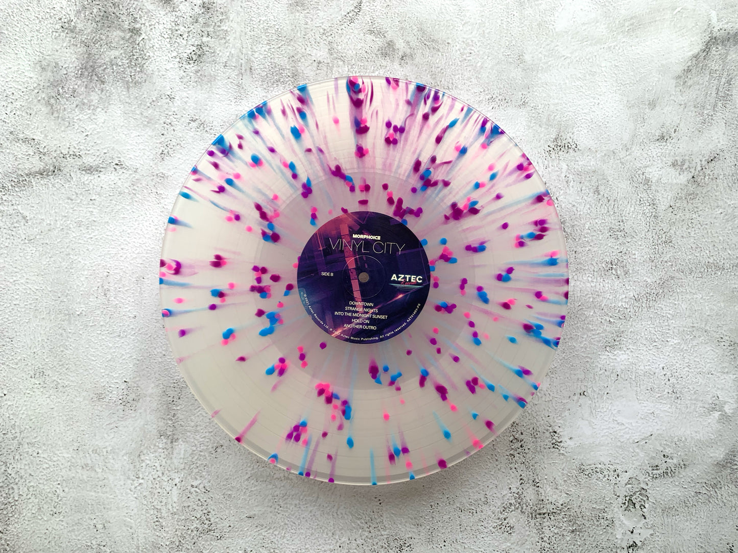 MORPHOICE - Vinyl City - 12" Heavy Duty Splatter Effect VINYL