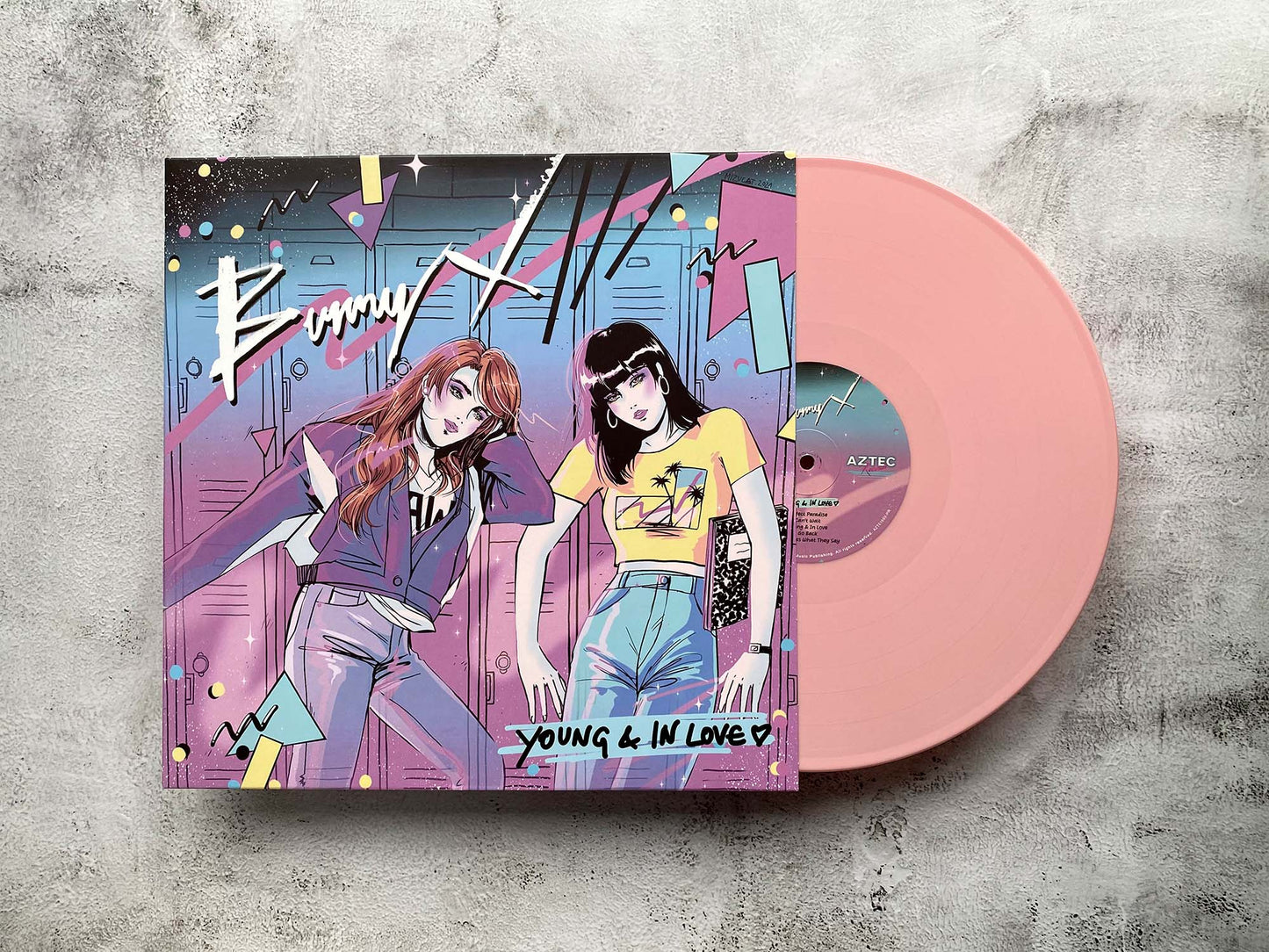 BUNNY X - Young & In Love - 12" Heavy Duty ROBOT PINK VINYL