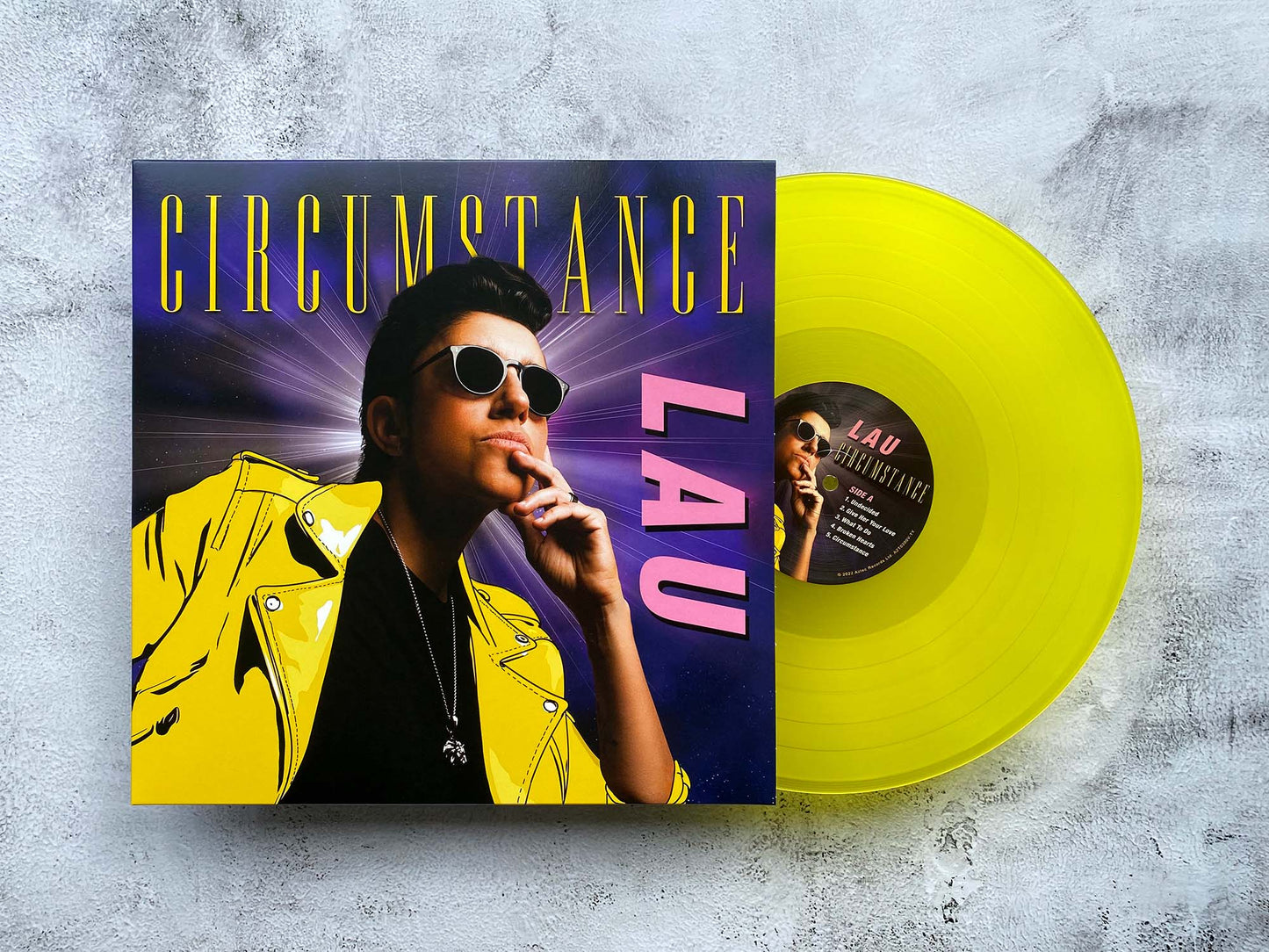 LAU - Circumstance - 12" Heavy Duty TRANSPARENT YELLOW VINYL