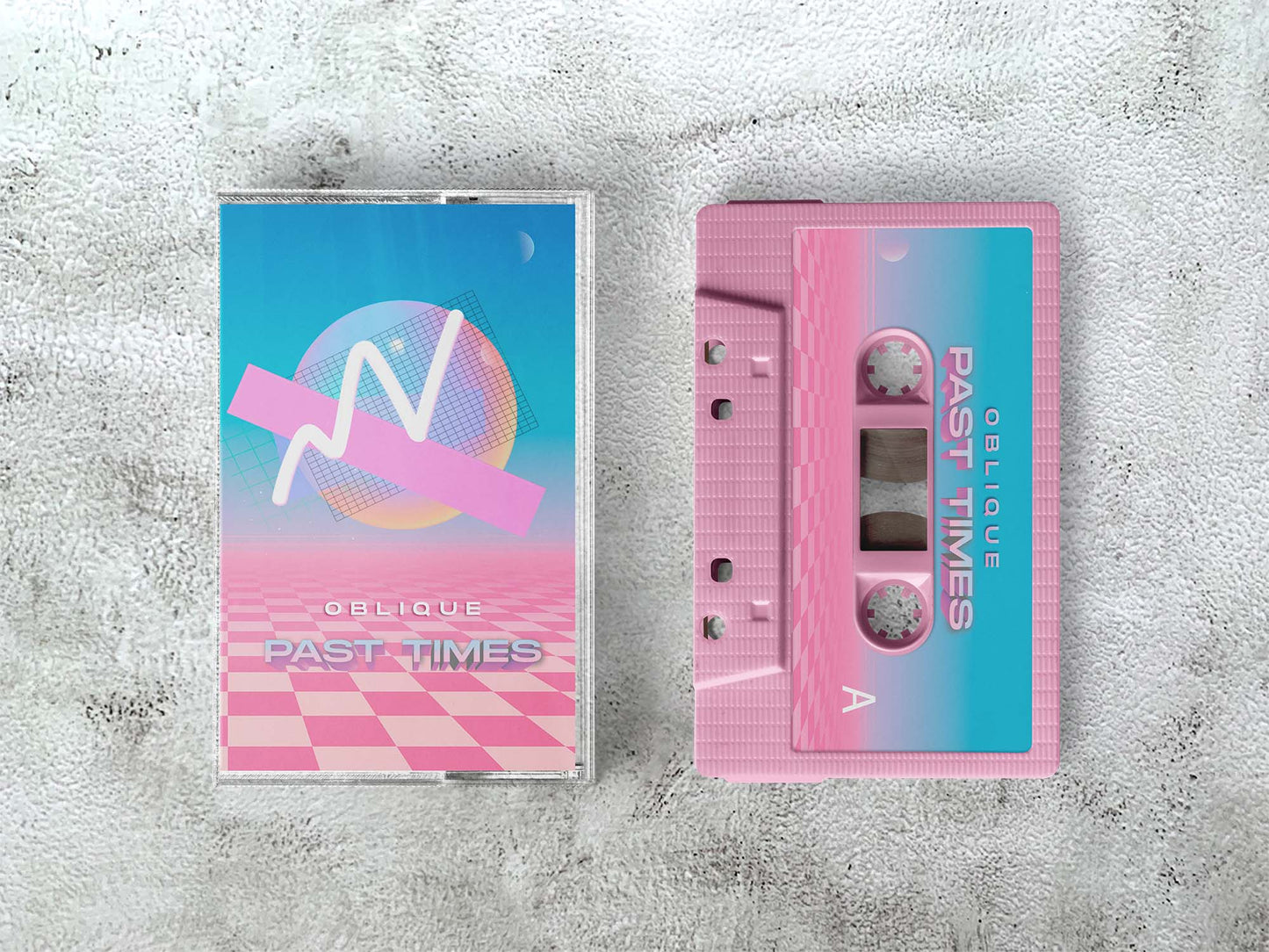 OBLIQUE - Past Times - PINK Cassette