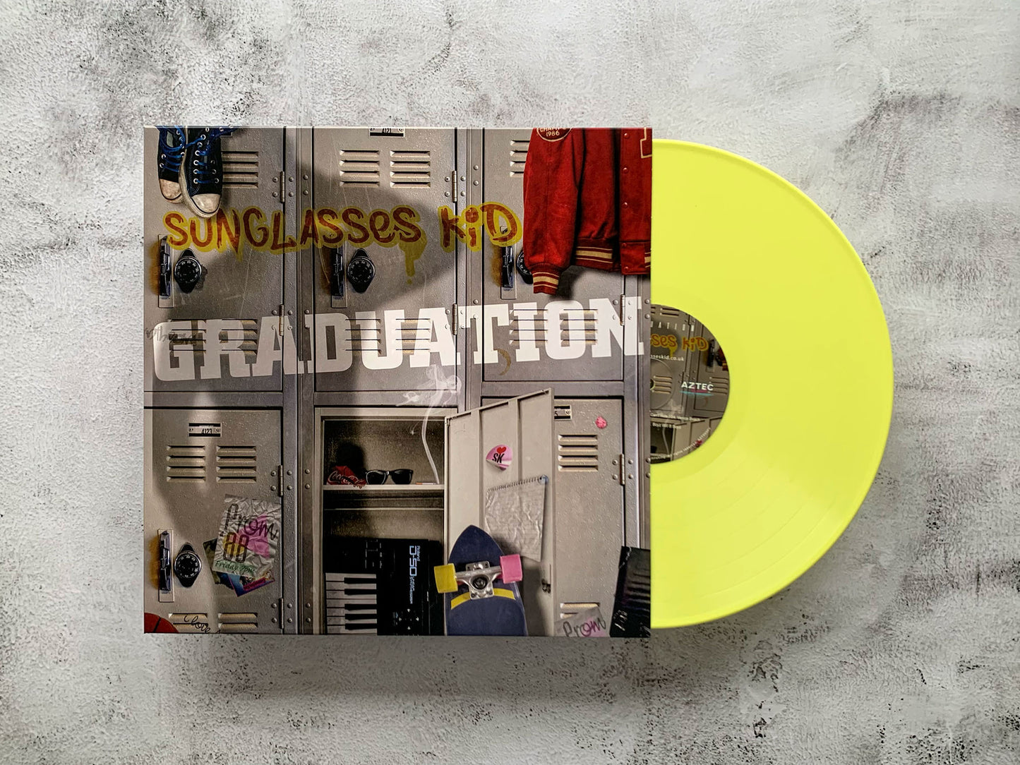 SUNGLASSES KID - Graduation - 12" Heavy Duty 180gr YELLOW VINYL