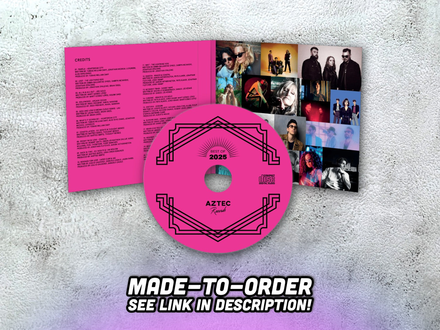 AZTEC RECORDS BEST OF 2025 - CD-R (made-to-order, see description)