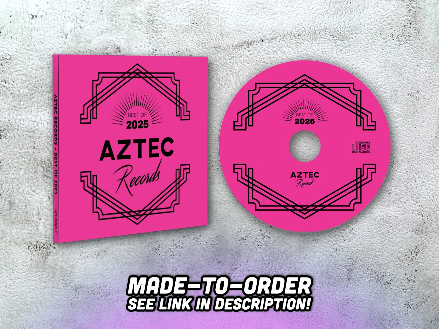AZTEC RECORDS BEST OF 2025 - CD-R (made-to-order, see description)