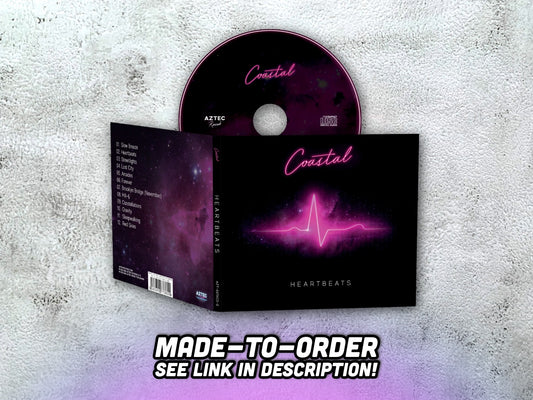 COASTAL - Heartbeats - CD-R (made-to-order, see description)