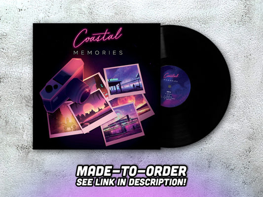 COASTAL - Memories - 12" BLACK VINYL (made-to-order, see description)