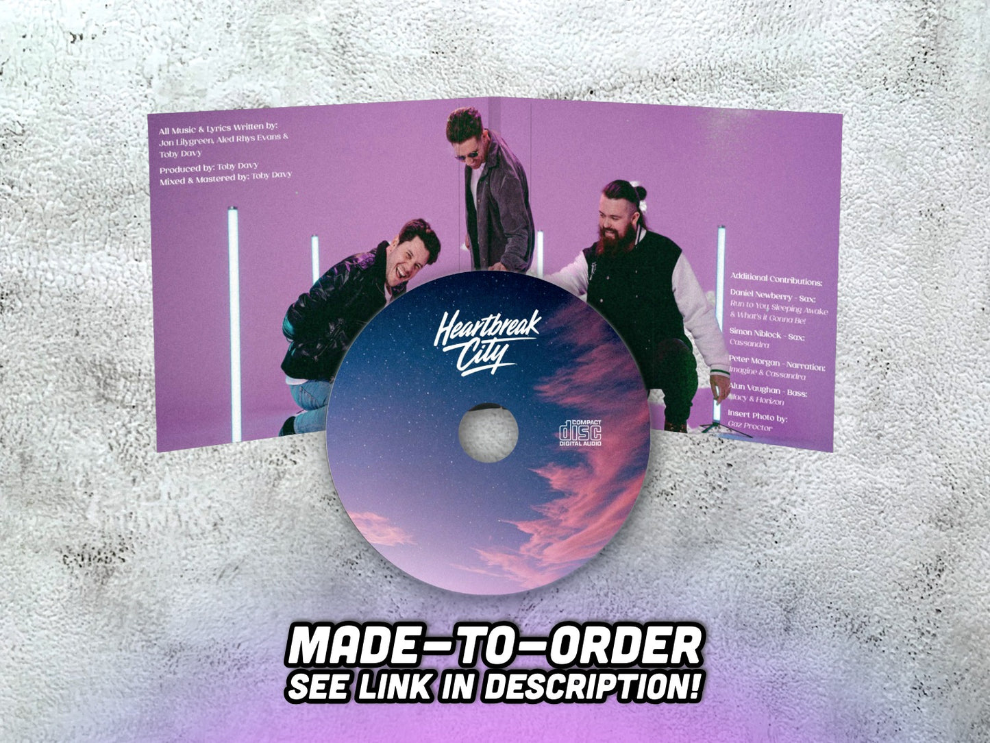 HEARTBREAK CITY - Heartbreak City - CD-R (made-to-order, see description)