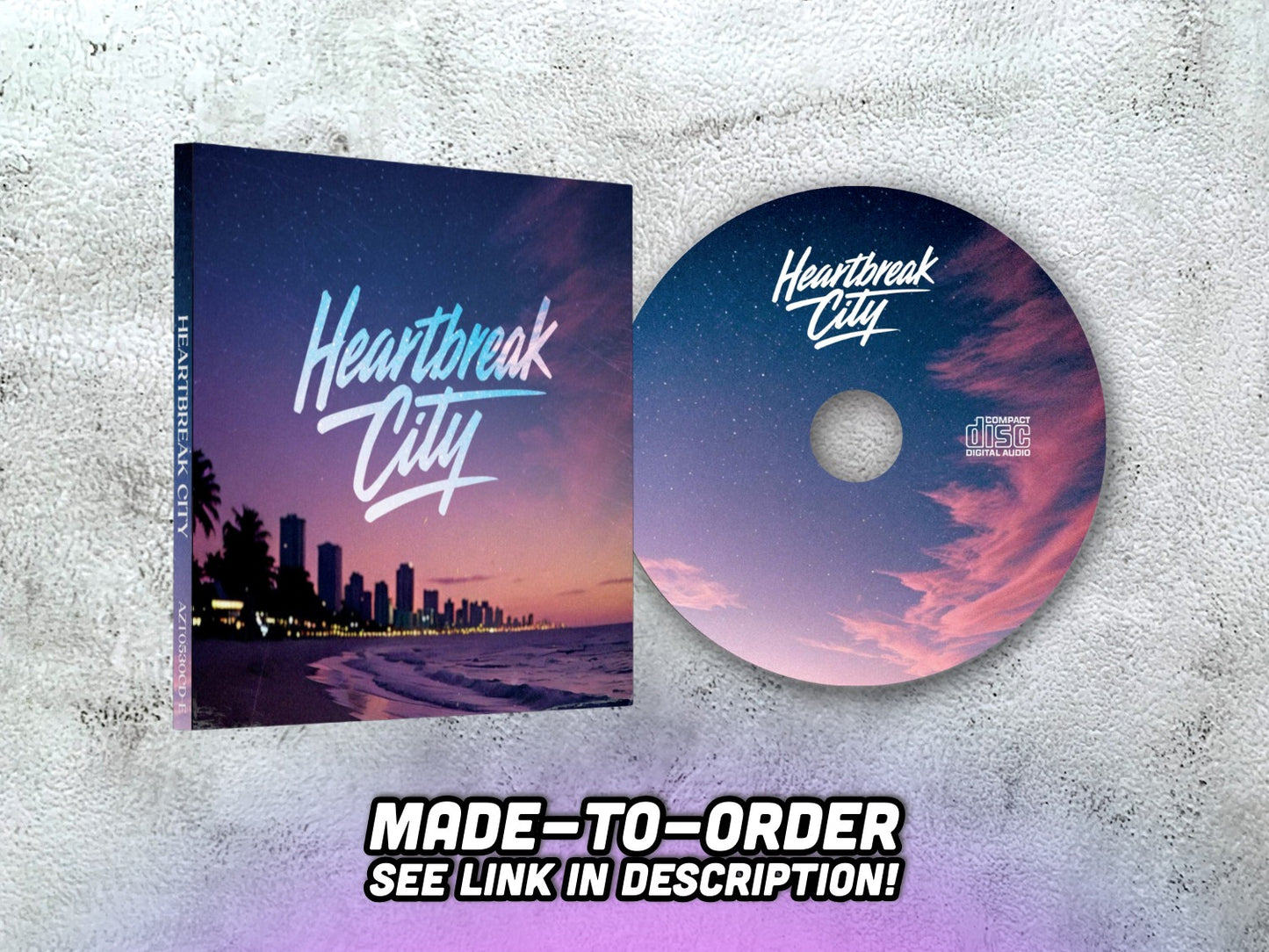 HEARTBREAK CITY - Heartbreak City - CD-R (made-to-order, see description)