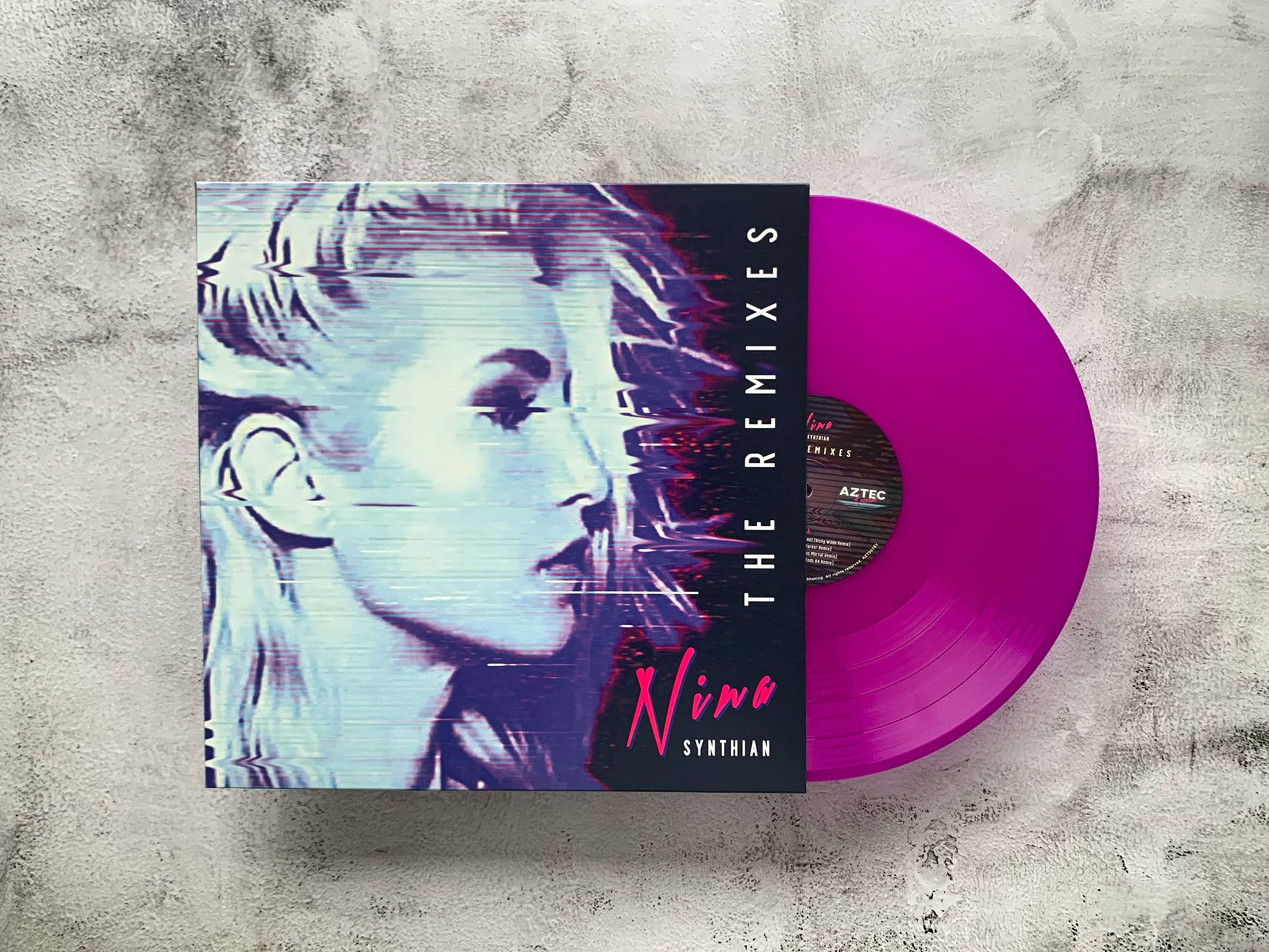 NINA Synthian The Remixes vinyl - Aztec Records artist