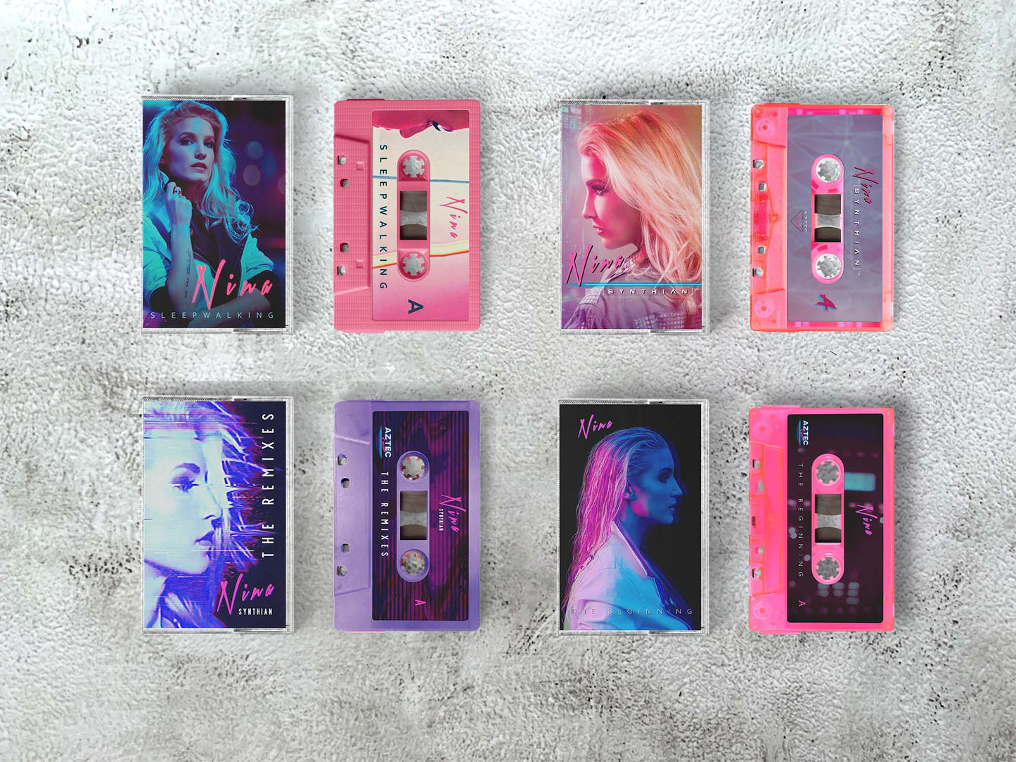 NINA - 4 Cassette Collection (New colours!)