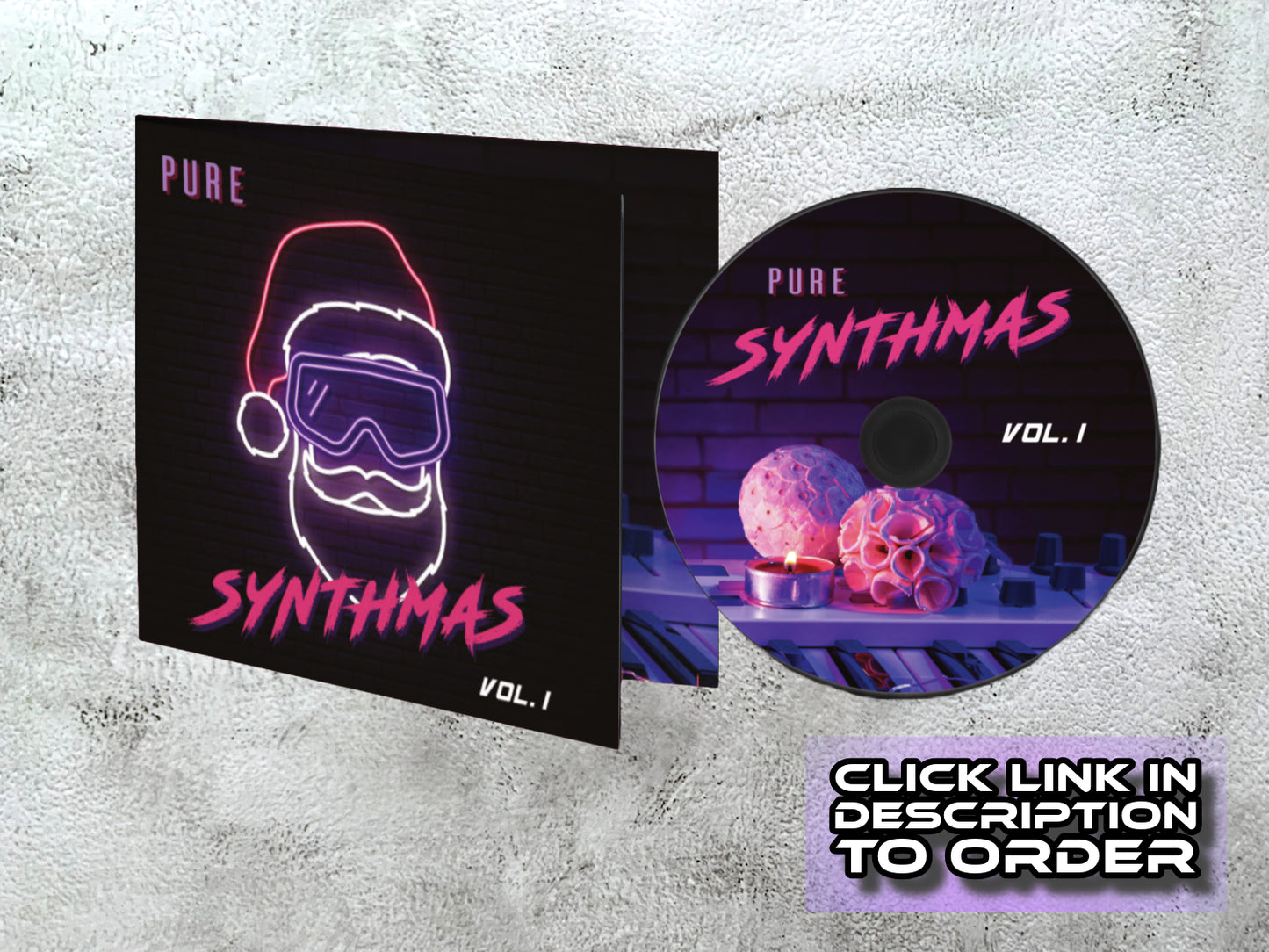 Pure Synthmas, Vol. 1 - CD-R (made-to-order, see description)