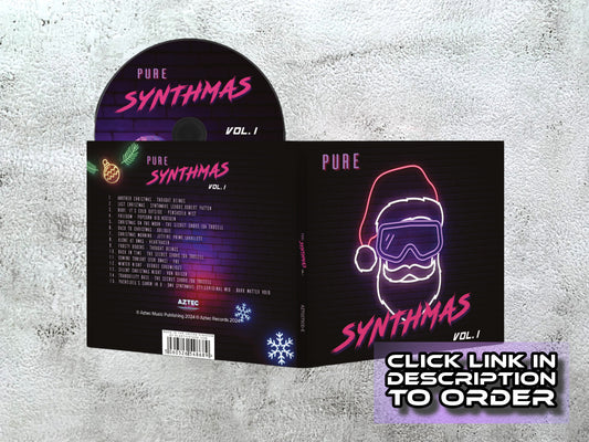 Pure Synthmas, Vol. 1 - CD-R (made-to-order, see description)