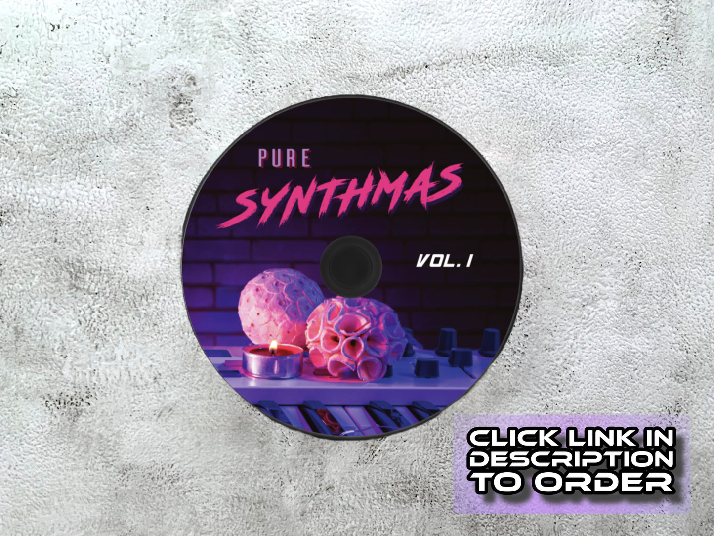 Pure Synthmas, Vol. 1 - CD-R (made-to-order, see description)
