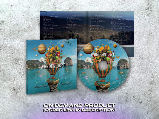 DONNA LEWIS & DAVID LOWE - Wanderlust - CD + Booklet (on-demand, see description)