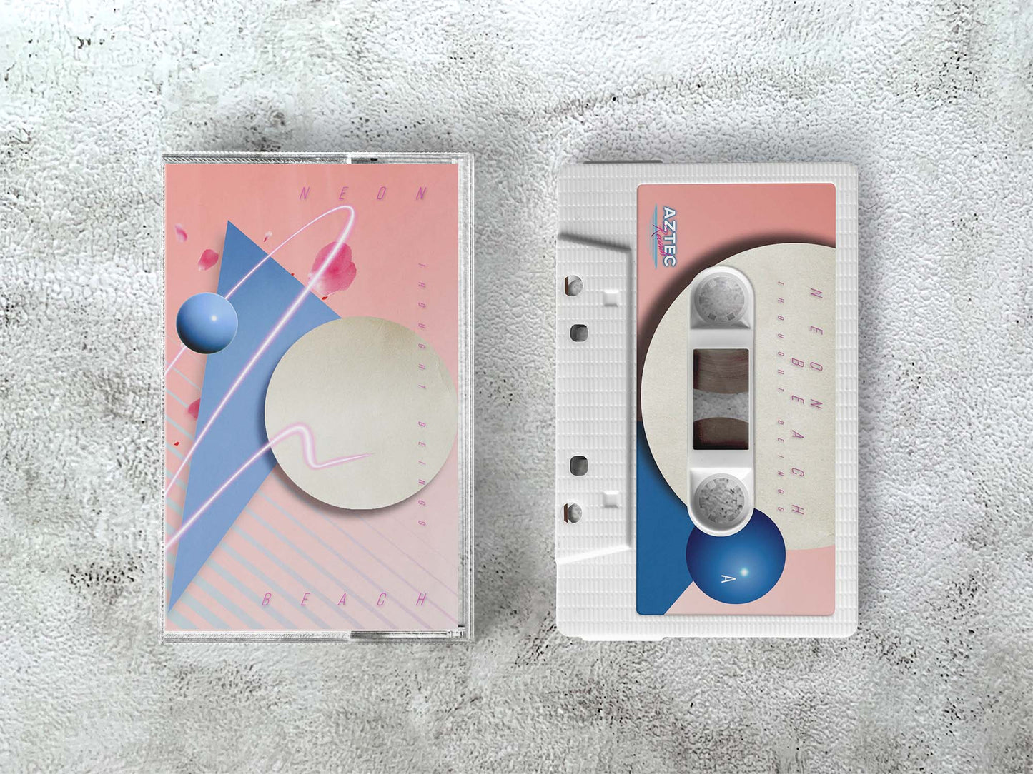 THOUGHT BEINGS - Neon Beach - WHITE Cassette